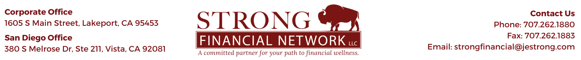 Strong Financial Network